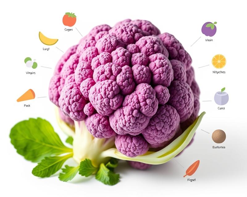 Kalafior fioletowy – właściwości zdrowotne i zastosowanie w diecie